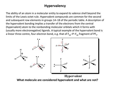 Hypervalent molecule .